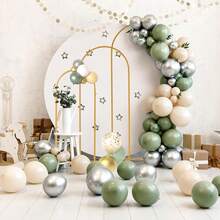 3pack Backdrop Arch Stand, Decorative Balloon Arch Stand, Easy To Assemble Gold Wedding Arch, Stable Backdrop Arch Stand For Wedding Ceremonies, Birthday Parties, Baby Showers - gold - 查看 11
