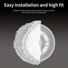 Toallitas para Dreame L40 Ultra, Accesorios para aspiradora robot Dreame L10s L50 Pro Ultra, X40 X50 L20 L10 X30 Ultra, L10 Prime, L10s Ultra Gen2, L10s Pro Gen 2, X40 Master Piezas de repuesto