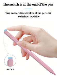 1pc Universal Capacitive Touch Screen Stylus Pen For Smartphones & Tablets, No Wireless Connection Needed, USB Rechargeable, Magnetic Alloy Material, Compatible With Apple//IOS/Android/Windows/IPad Pro Air Mini Tablets & Smartphones, Compatible With Apple Tablets Updated After 2018