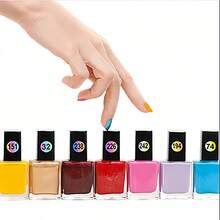 1-200 Etichette adesive numeriche per smalto per unghie, gel colorato, vernice, strumento per manicure, classificazione per ufficio