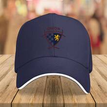 1pc Union Bordeaux Bègles Rugby Cap - Adjustable Lightweight Trucker Hat With Geometric Shield Emblem, Breathable Unisex Casual Outdoor Sports Cap For Men & Women, Father's Day Gift, Fan Merchandise, Sporty Design, Durable Construction, Men And Women, Game Day Accessory,  Headwear, Highquality Stitching, Gift Shoppers - Màu xanh hải quân - Xem 2