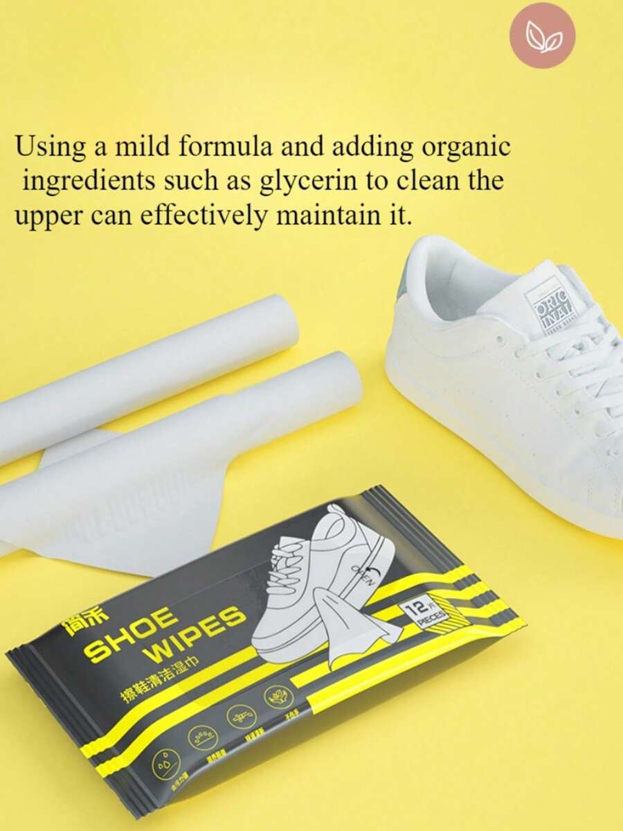 Disposable Shoe Cleaning Wet Wipes, Small White Shoe Cleaning Wet Wipes, Sports Shoes Waterless Cleaning Wet Wipes Without Leaving Marks