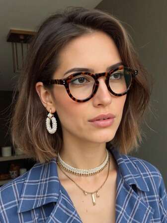 משקפיים ללא מרשם עגולים ואופנתיים חדשים בסגנון רטרו TR הזרקה, יוניסקס קז'ואל מינימליסטי ספרותי באיכות גבוהה בסגנון רחוב מותאם אישית ללא מרשם, מתאים לנשים וגברים, מסיבות, פסטיבלים ואירועים דקורטיביים