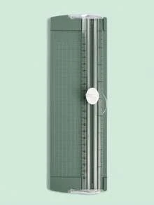 Cortador de papel pequeno multifuncional A4, guilhotina portátil, cortador de papel bidirecional para escritório