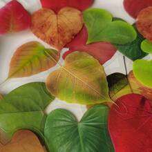 40pcs/1pc, Retro Plant Leaf Sticker Maple Leaves Decorative Sticker Hand Account DIY Decoration Scrapbooking Photo Album Craft, Junk Journal Decor Supplies, DIY Junk Journal Decoration Label Stickersers