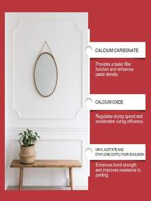 2pcs Wall Repair Kit - Wall Putty, Wall Repair Paste, White Wall Restoration Latex Paint, Crack Filler, Easy Application, Smooth Finish, Waterproof, Anti-Mold, Anti-Moisture, Suitable For Wall Peeling, Nail Holes, Graffiti, Mold, Cracks