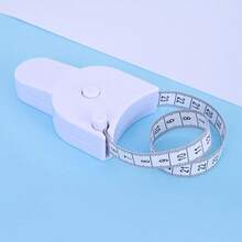 Portable Body Measuring Tape - PVC Double-Sided Scale Auto-Retract Tape For Bust/Waist/Hips - Random Color - View 4