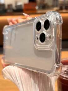 Clear Phone Case1pc Transparent Phone Case, Compatible With IPhone16/IPhone16 Pro/IPhone16Pro Max/IPhone16 Plus, X 11 12 13 14 15 16, With Drop-Proof Corner Design Waterproof Shockproof Anti-Fall Scratch Resistant