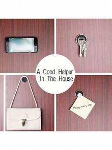 1 pieza Soporte magnético universal redondo para teléfono de coche, con tecnología de absorción magnética fuerte para sujetar firmemente tu teléfono incluso en caminos con baches. Fácil instalación pegando la almohadilla en el salpicadero u otras superficies, proporcionando una portabilidad conveniente para tu experiencia de conducción.