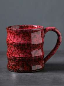 1 Stück großvolumige, im Brennofen gebrannte Keramiktasse, kreative Kaffeetasse, im grenzüberschreitenden Handel sehr gefragter Keramikbecher, im Brennofen gebrannter Becher aus dem Nahen Osten, tolles Geschenk für Vater und Mutter