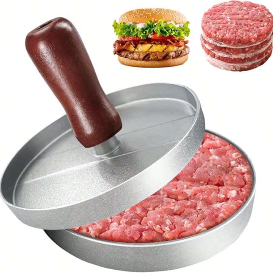 Meat Patty Maker Pro - Efficient Meat Pie Compactor & BBQ Minced Meat Press Tool For Perfect Burgers, Party Favors Christmas Party Kitchen Accessories Home Appliances Gadgets Tools Stuff Cooking - 彩色 - 查看 1