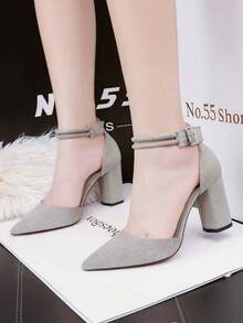 Women Pumps - 灰色 - 查看 2