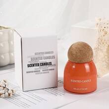 1pc/2pcs 5.5oz Black Soy Wax Candle Jar With Bow Ribbon Gift Box, English Pear & Freesia Scented Candle, 1pc White/Orange/Pink/Black/Purple Wooden Wick Glass Jar Candle, Long Burning Time, No Candle Holder Needed, Suitable For Home Decor, Holiday Decoration, Birthday, Bedroom, Wedding, Dining Table, Best Friend Gift, Women Gift, Winter Gift, Christmas Decoration