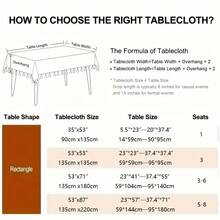 1 pieza/2 piezas Mantel de estilo vintage, tono crema francés claro, mantel de mesa de comedor de lino minimalista japonés - Multicolor - Ver 3