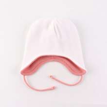 Baby Winter Hat With Earfalp Toddler Girls Boys Bunny Ears Beanie Kids Warm Fleece Lined Knit Hat