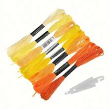 8/56pcs Embroidery Floss Gradient 8/56 Colors, Colorful Stitches, Embroidery Thread, Cross Stitch Thread, Unique Style, Sewing Thread, Craft Twisted Thread, Meet Your Various Color Needs