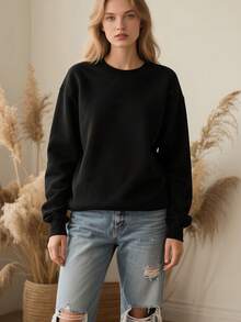 Blusa feminina de manga comprida personalizável (chapéu não incluso). Personalize com sua imagem favorita e crie uma peça exclusiva. Esta blusa personalizada e com design único é perfeita para o dia a dia, passeios, esportes e diversas outras ocasiões. É o presente ideal para familiares, amigos e aniversários.