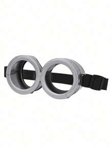 1/4 件趣味黄色帽子和眼镜服装套装，配有手套和吊带 - 非常适合万圣节、圣诞节、角色扮演派对和主题活动