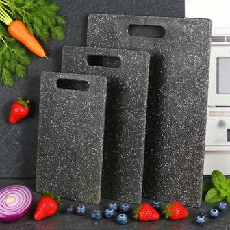 1/3PCS Marble Cutting Board Set, Household Fruit Cutting Board, Children's Food Cutting Board, Raw And Cooked Separation Cutting Board, Kitchen Food Cutting Board