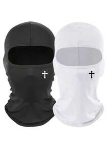 2pcs Unisex Balaclava Ski Mask, Windproof Face Cover For Cycling, Skiing, Outdoor Activities, Daily Use