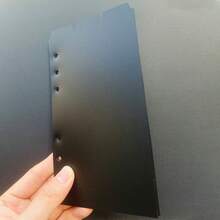 1 set de pages de séparateurs à feuilles mobiles A6 (transparentes, noires, blanches) avec étiquettes, étagère à autocollants de planificateur, feuilles de séparateurs à feuilles mobiles en plastique à 6 anneaux A6, lignes de séparateurs de planificateur semi-transparentes A6, planificateur à feuilles mobiles de budget, inserts de planificateur, matériau en PVC, pratique pour l'organisation, la visualisation et l'enregistrement des plans personnels - Multicolore - Voir 11