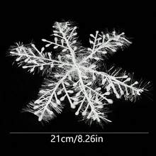 15/30pcs Red White Christmas Snowflake Decoration,For Christmas Party DIY Home Hanging Decoration Snowflake - Multicolor - View 17