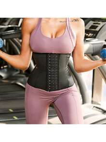 1 件乳胶腰部训练器，哑光橡胶塑身运动腰带，适合日常塑身、腰部训练、收腰、健身配件 - 彩色 - 查看 10