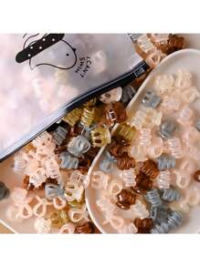 16 قطعة مشابك شعر عشوائية بتصميم فريد بأشكال القرع والبطيخ الصغيرة، إكسسوارات شعر موضة مشابك شعر مخلب للخريف والشتاء والعطلات للمرأة