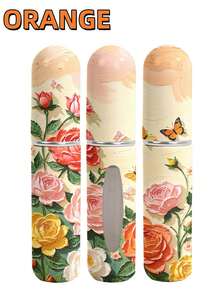 1/5 Pcs Butterfly And Flower 3D Print Perfume Bottles, Refillable Mini Cosmetic Bottles, Bottom-Fill Spray Bottles, Perfume Hydrosol Containers, Multi-Color, Birthday Gifts For Family And Friends, Holiday Gifts, Portable Travel Bottles, 5 Ml