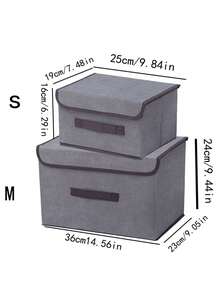 1 件可折叠储物盒，亚麻和内衣储物盒，玩具和衣物整理盒，旅行储物，夏季和假日