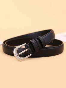 新品上市 1 件青少年组合细腰带，优质 PU 材质，边缘切割设计，牛仔裤和连衣裙的完美装饰配饰，返校礼物，适合男孩和女孩 - 彩色 - 查看 8