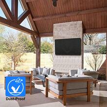55-58 Inch Outdoor TV Cover Fitted Waterproof Weatherproof Television Protector - 1 - View 5