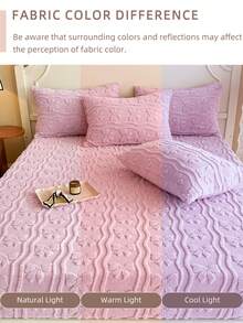 1pc Taffeta Fitted Sheet, Bedding, Bed Cover, Fitted Sheet, Mattress Protector, Solid Color Fitted Sheet, Available In Multiple Colors, Comfortable & Warm Mattress Pad, Minimalist Style Home Textile, Soft Anti-Pilling Bed Cover, Skin-Friendly Fitted Sheet, Excluding Pillow And Pillowcase