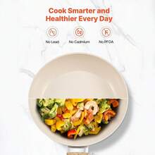 [Family Cooking] Non-Stick Frying Pan, Suitable For Eggs, Steaks And Pancakes - Multifunctional Grill Pan Suitable For Induction And Gas Stoves - Great For Flipping Eggs, Chicken Wings, Etc. - Easy To Clean, Durable Cookware, Breakfast Essential