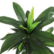 1Pc Brazilian Wood Silk Plant Artificial 4ft/5ft Faux House Plants Fake Yucca Palm Trees In Pot Realistic Dragon Tree For Living Room Home Office Decor Indoor - 彩色 - 查看 9