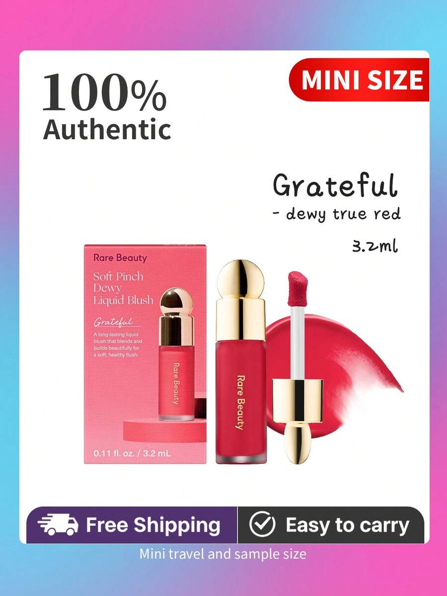 Rare Beauty Soft Pinch Dewy Liquid Blush Mini Size - Grateful-3.2ml - View 1