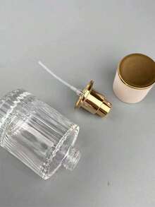 1pc100ml/50ml/30ml大容量便捷香水喷雾瓶高档化妆品分装瓶竖条纹螺口香水空瓶 - 彩色 - 查看 6