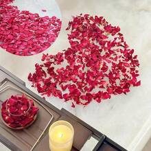 2 Packungen Luxus Rosenblüten Badebomben - feuchtigkeitsspendende Badekugeln, ideal zum Entspannen und für Romantik, perfekt für Spa, Bad, Hochzeit, Konfetti und DIY Basteleien Badezimmer Dekoration Herbstdekoration Einschulung - Verschiedenfarbig - Übersicht 4