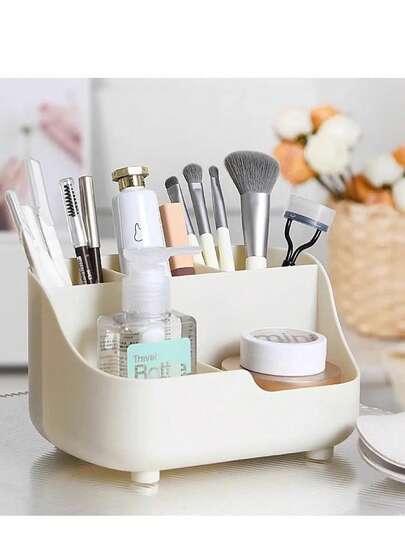 Caja de almacenamiento de escritorio, soporte de lápices de dibujos animados lindo, organizador de maquillaje, taza multiusos para artículos de papelería de estudiantes, caja de almacenamiento de escritorio de gran capacidad para oficina