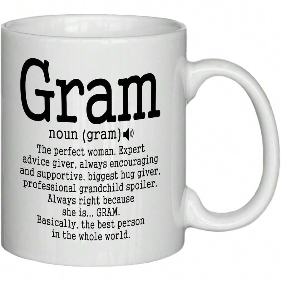 Taza de café NATSUNO Gram Definition - Regalo divertido para Nana, taza de abuela - Regalos del Día de la Madre de los nietos - 11oz - Multicolor - Ver 1