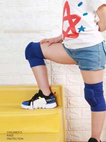 Rodilleras deportivas para niños | Para montar a caballo, ciclismo, camping, fútbol, baloncesto y talla grande | Acolchado de esponja gruesa | Transpirable | Protección de rodillas - Multicolor - Ver 3
