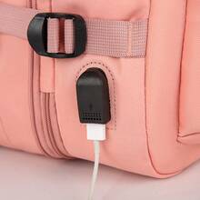 1pc Unisex Large Capacity Expandable Travel Backpack, Outdoor Beach Bag, Student Bag, Dual Compartment Waterproof Durable Backpack With Multiple Pockets, Suitable For Travel, Commuting, Shopping, Beach, Gift For Friends And Family Large Capacity Bag