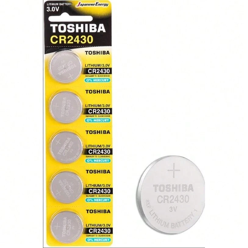 東芝 3v CR240 鋰電池組 5、10、20 適用於遙控器、相機、醫療設備、玩具和其他設備等。品質值得信賴 - CR2430 - 查看 1