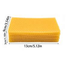 10pcs Beeswax Sheets, For Candle Making, Wood Floor Waxing, Household Crafts - Beeswax Sheet - View 2