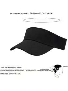 1 chiếc mũ chống nắng ngoài trời dành cho nữ, thích hợp cho chơi golf, chống nắng mùa hè, đi biển, chơi tennis, chạy bộ - Mũ hở của phụ nữ - Xem 12