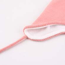 Baby Winter Hat With Earfalp Toddler Girls Boys Bunny Ears Beanie Kids Warm Fleece Lined Knit Hat