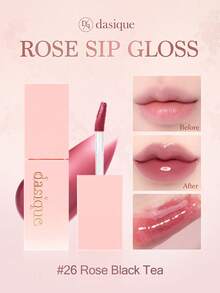 Dasique 玻璃光泽唇彩高光光泽不粘腻保湿补水唇妆 Y2K Fancy Women Rose Girl Party Travel Everyday Best Color Charm Vibe 节日必备，女性化妆礼物圣诞礼物 Rose Girl Best Color Charm Vibe 返校季 | 纯素，无动物实验 - #26 Rose Black Tea - 查看 1