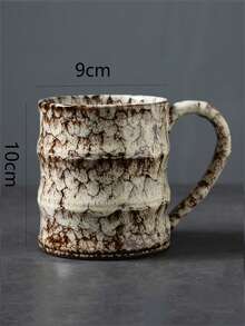 1 Stück großvolumige, im Brennofen gebrannte Keramiktasse, kreative Kaffeetasse, im grenzüberschreitenden Handel sehr gefragter Keramikbecher, im Brennofen gebrannter Becher aus dem Nahen Osten, tolles Geschenk für Vater und Mutter