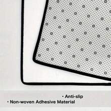 1pc 4.6'x1.6', 6'x1.8' Black Bottom Sun And Moon Long Strip Rug, Bohemian Celestial Area Corridor Rug, Non-Slip, Comfortable Standing Rug, Unique Star And Moon Phase Rug, For Living Room, Bedroom, Study, Porch And Bathroom Non-Slip Mat, Indoor And Outdoor Entrance Door Mat, Home Decoration - màu đen - Xem 7