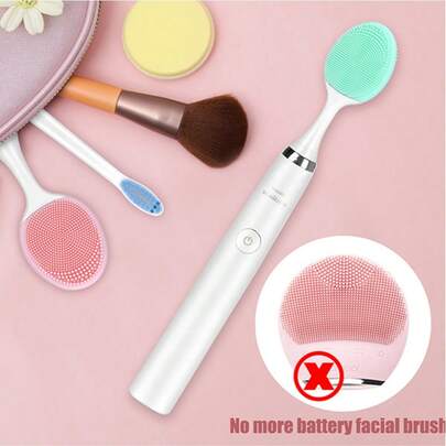 Soft Silicone Facial Cleansing Brush Compatible With Philips Electric Toothbrush - Gently Exfoliates, Removes Blackheads, Cleans Pores, Makeup Remover - Ideal Skincare Solution, Also A Great Birthday/Valentine's Day Gift For Women And Girls, Facial Care (Compatible With Philips HX6064 HX6930 HX9340 HX6950 HX6710 HX9140 HX6530 HX6013 HX9023/65 HX6062/94 HX6064/33 HX6064/65 HX6760 HX6761)